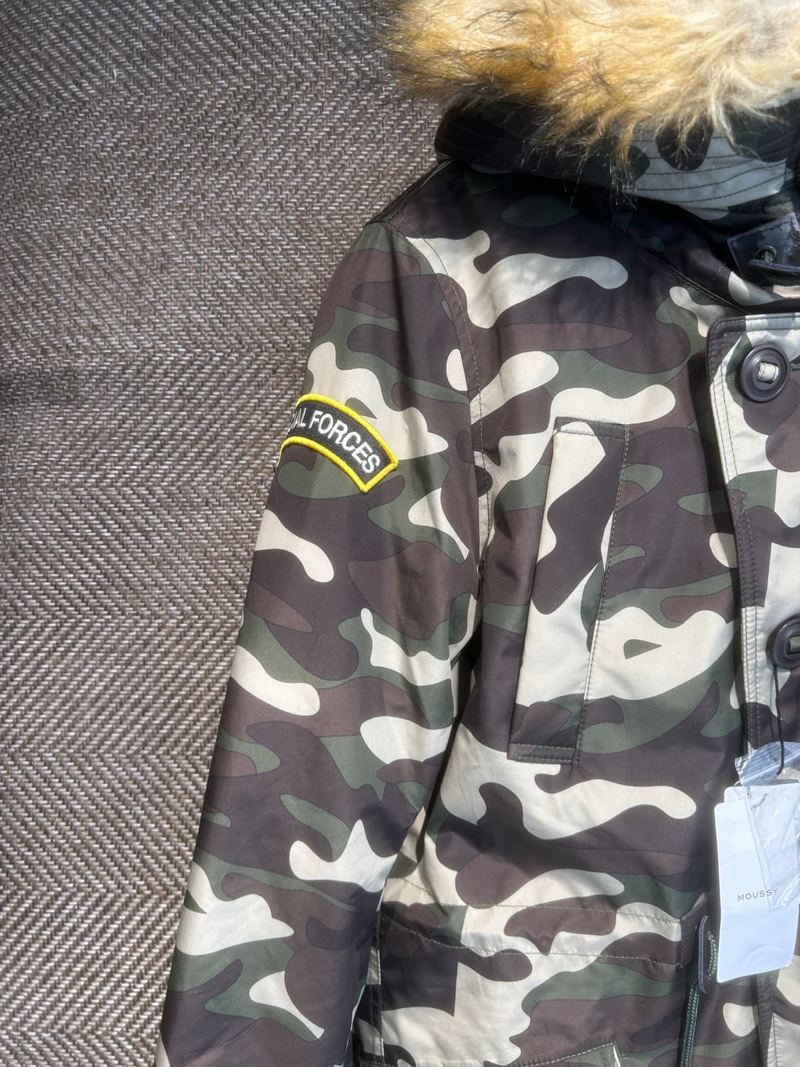 데드스탁) Moussy 밀리터리 m65 다운자켓 상품이미지4