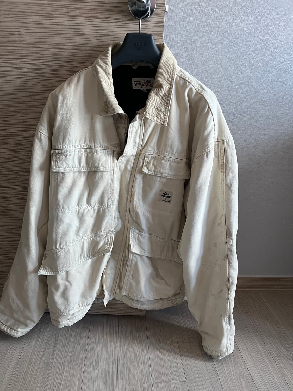 스투시 디스트레스드 캔버스 자켓 XL 상품이미지1