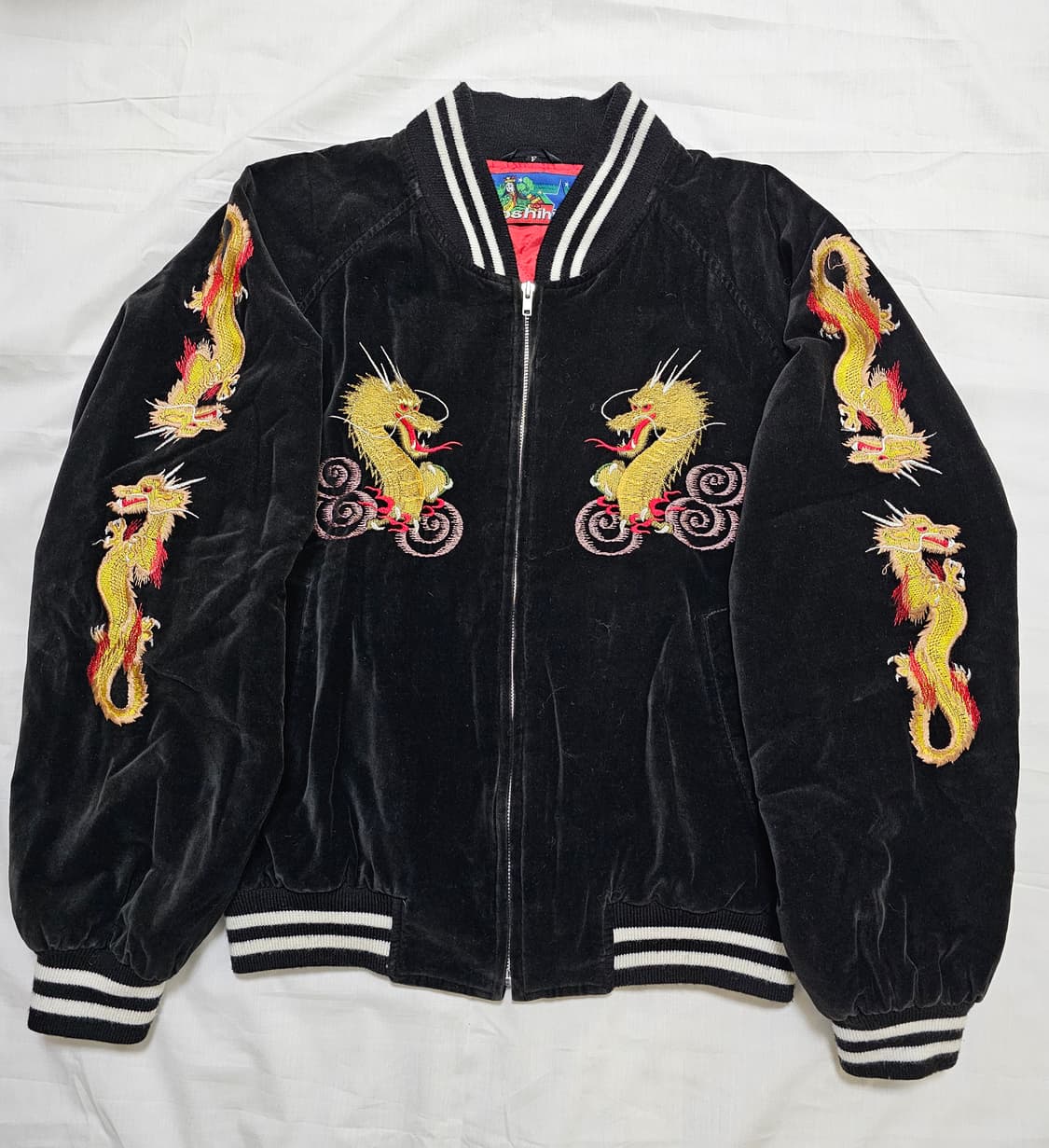 호시히메 벨벳 용 자수 스카잔 F 고급라인 상품이미지1