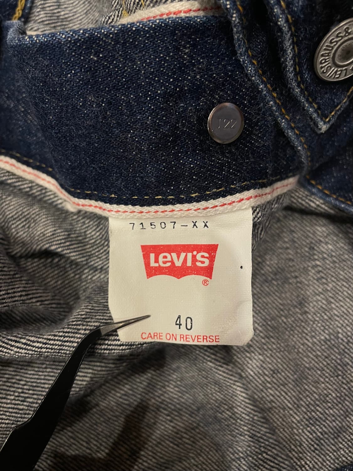 리바이스  LVC 2세대 빅E 진청 데님 자켓 상품이미지8