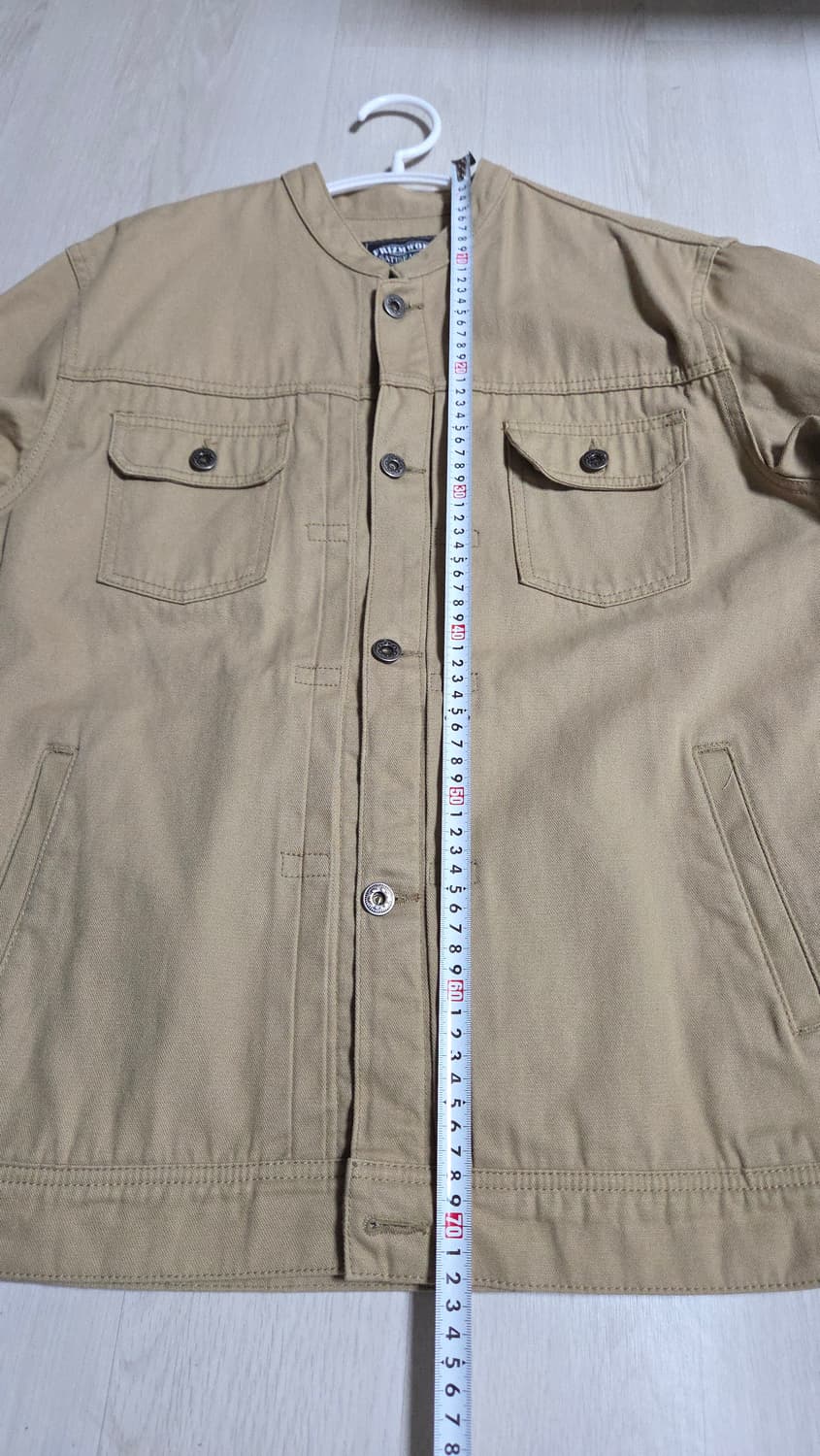 (착샷) 프리즘웍스 스탠드 카라 트러커 워크 자켓 상품이미지8