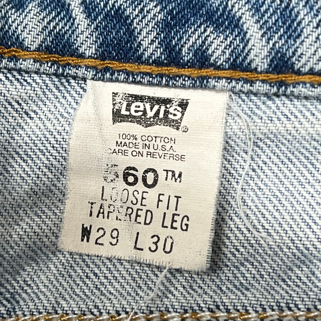 usa리바이스 560 오렌지탭 데님팬츠 s10148 상품이미지7