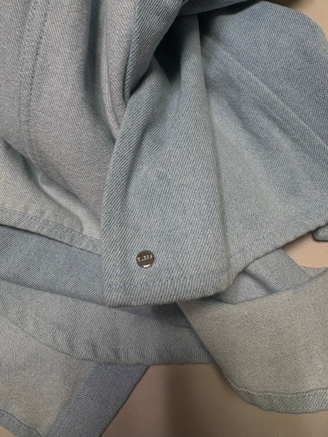 [L] Bless Denim Shirtponcho  상품이미지5