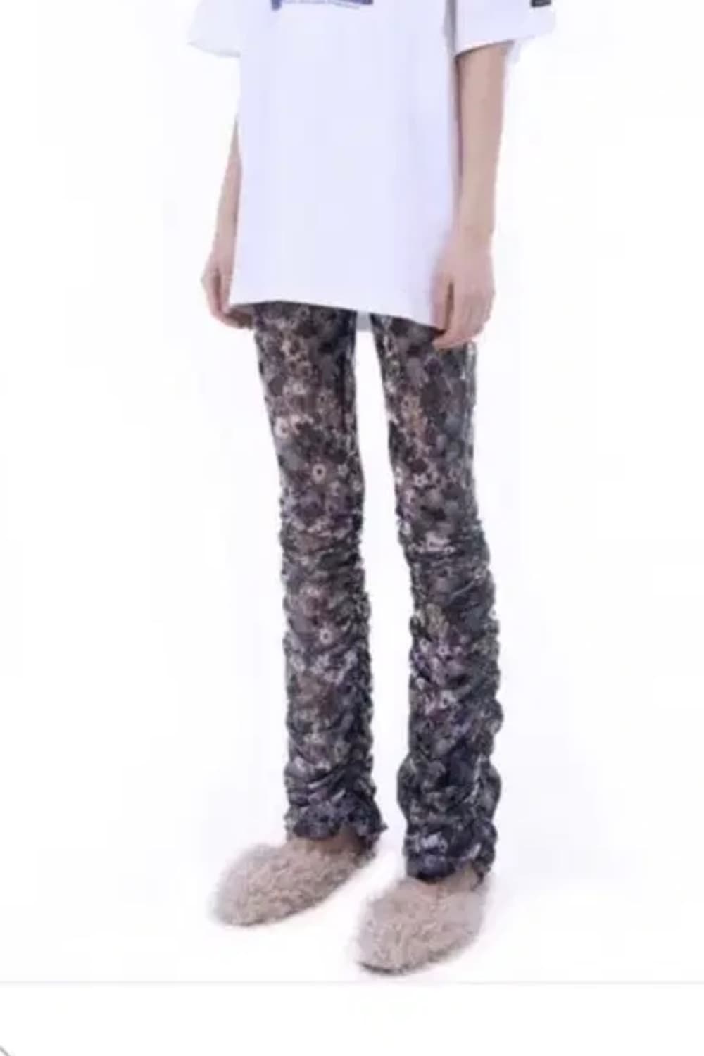 스컬프터 플라워 레깅스 상품이미지1