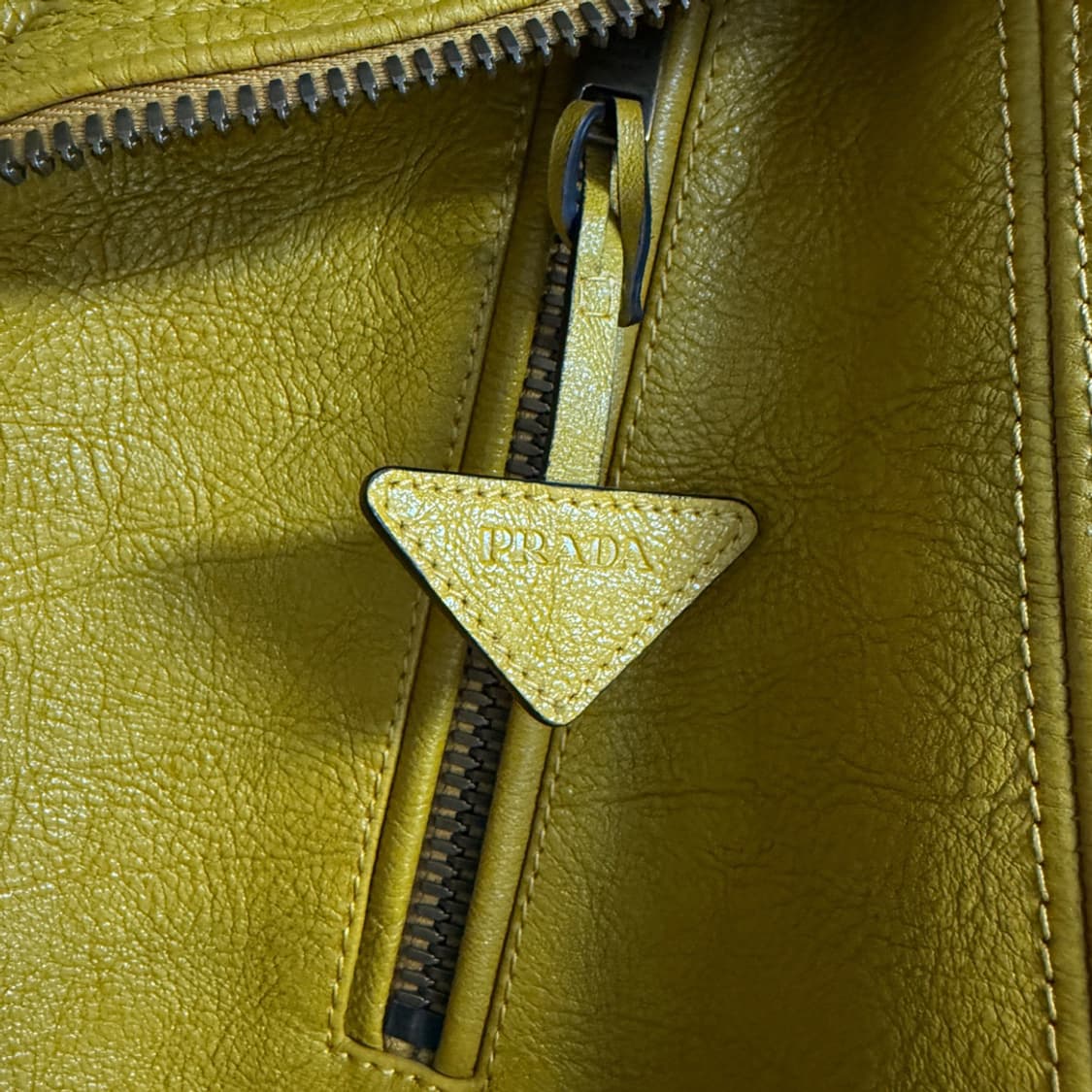 프라다 바이커 가죽 자켓 Prada Leather Biker Jacket 상품이미지5