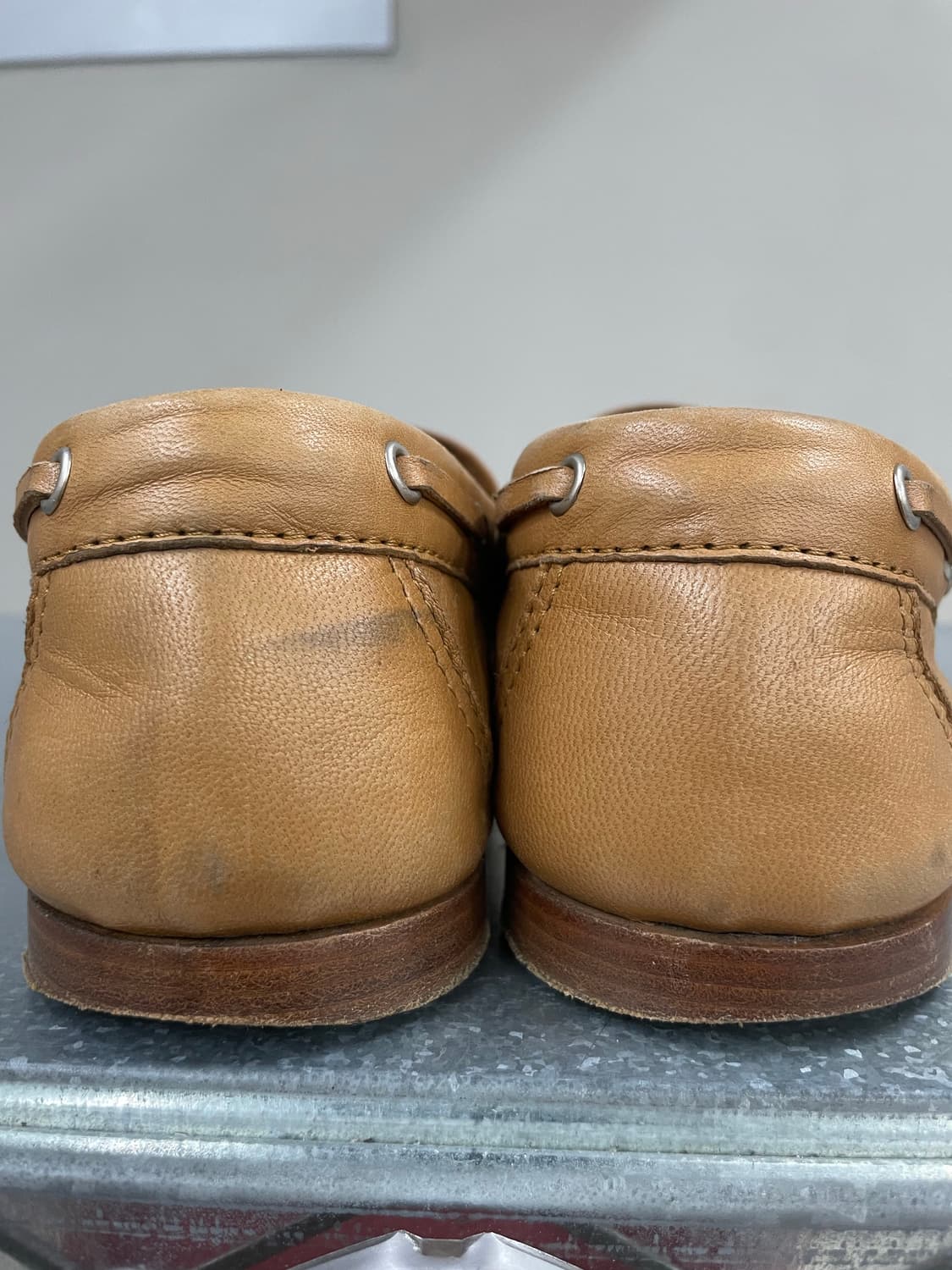 아테스토니 레더 로퍼 브라운 상품이미지8