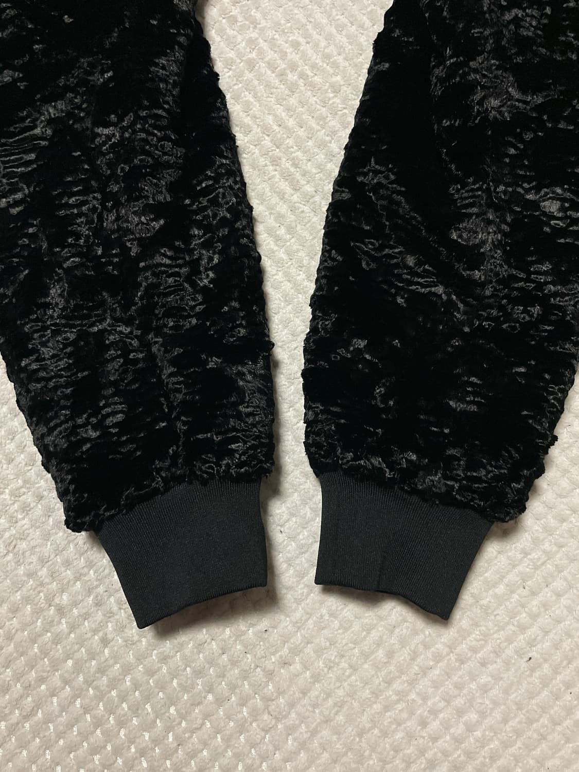 KYHO 기호 2WAY 벨벳 쇼트 봄버 블루종 자켓 블랙(클리닝O) 상품이미지7