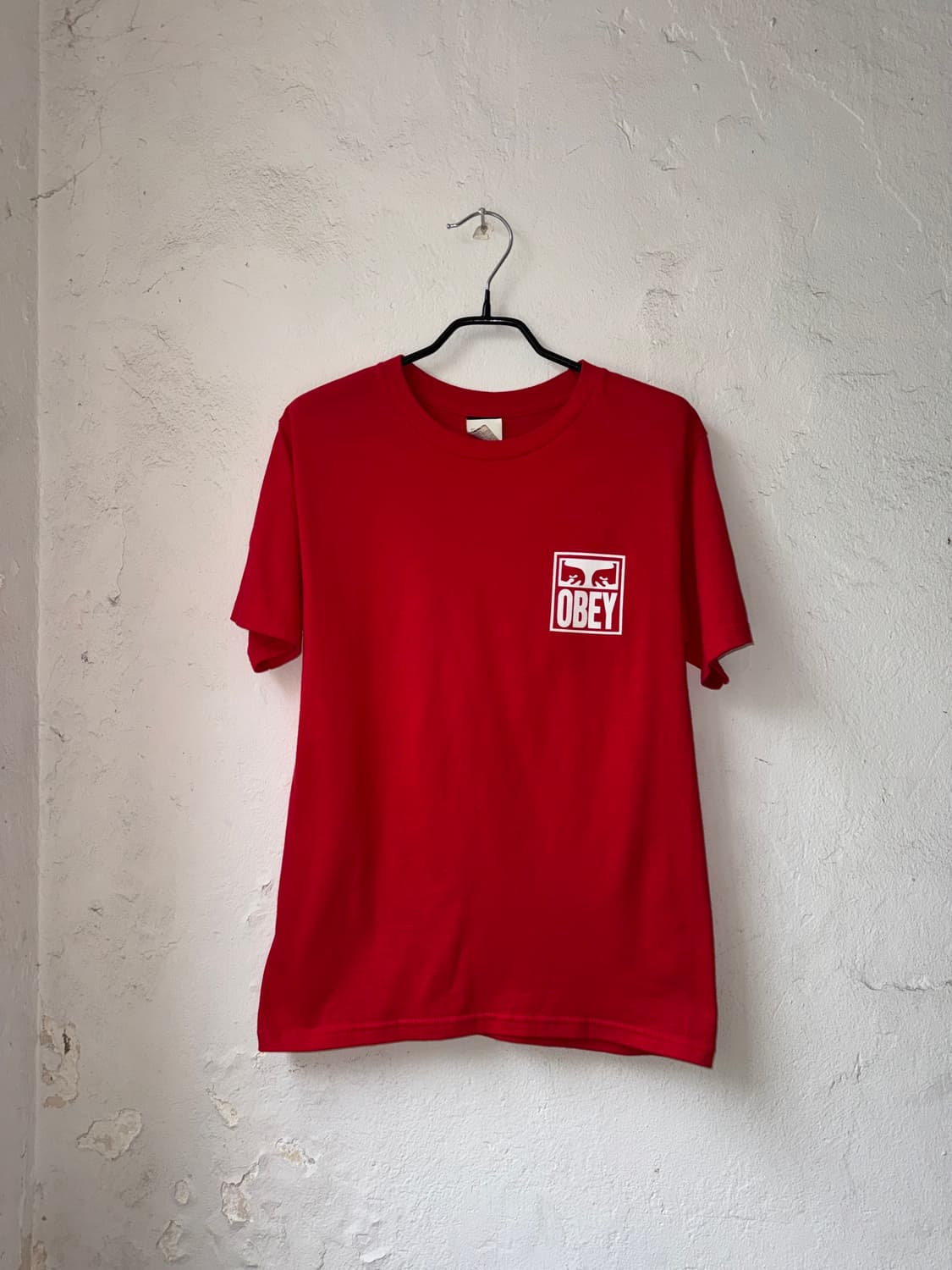 [S]Obey 오베이 레드 반팔티셔츠 상품이미지3