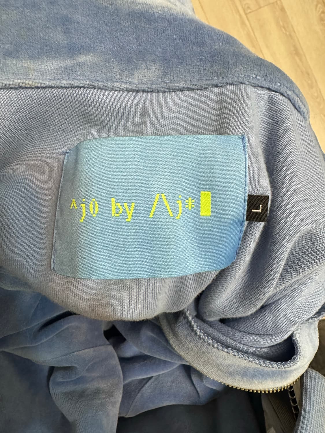 아조바이아조 ajobyajo 벨벳 반집업 하프집업 상품이미지6