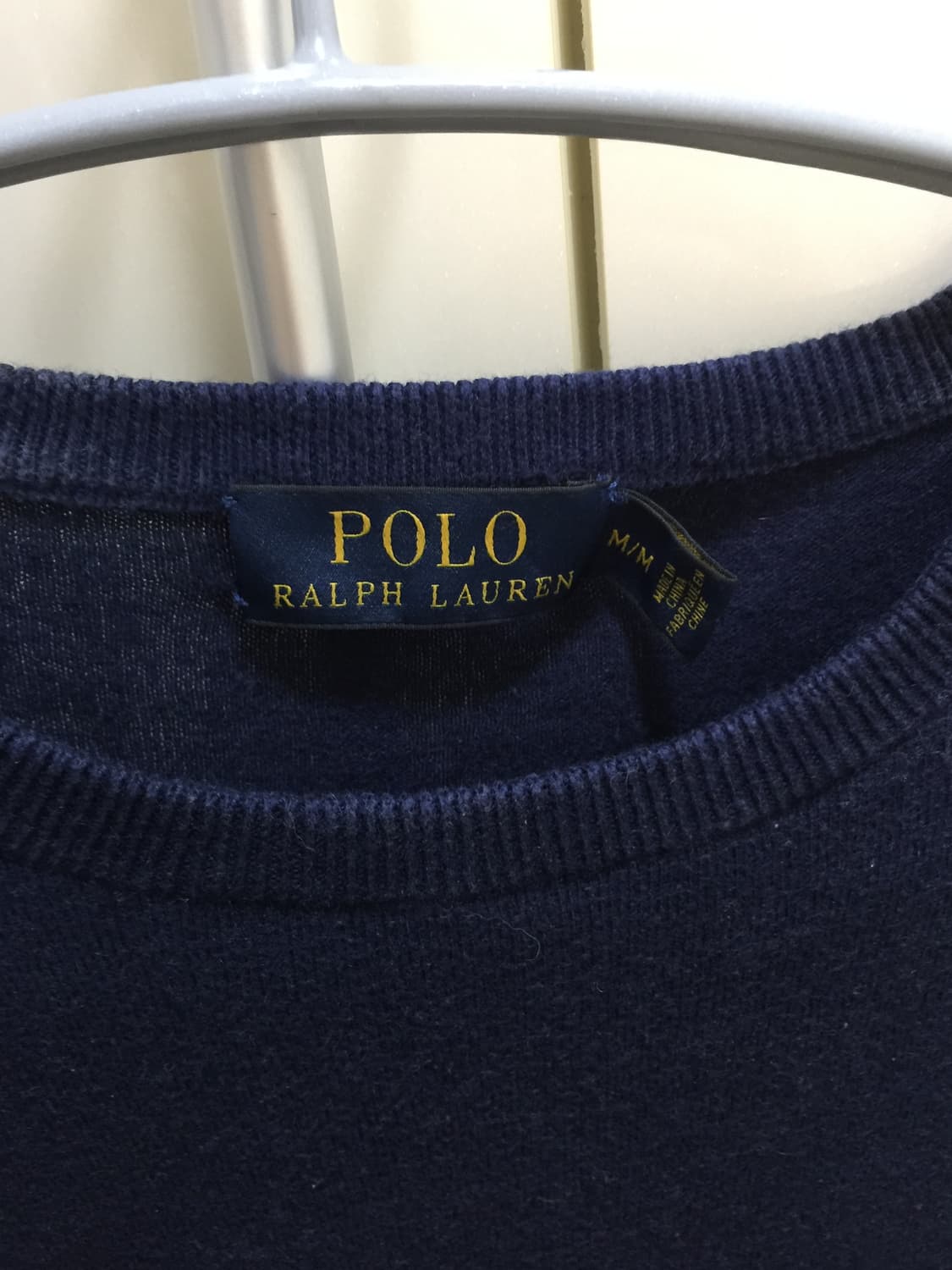 폴로 네이비 니트 M 상품이미지3