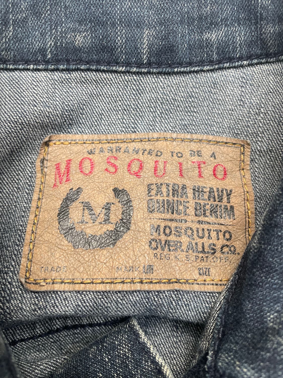 Vintage y2k Black Washed Denim Jacke 상품이미지6