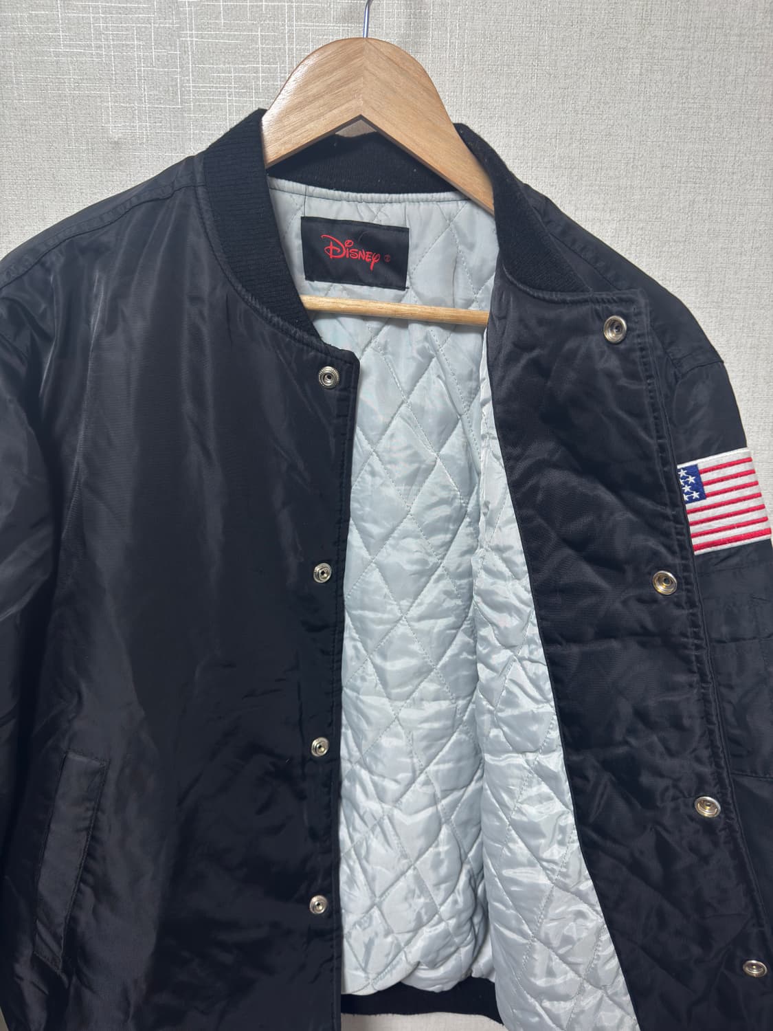 디즈니 정품 미키마우스 봄버 ma-1 자켓 블랙 상품이미지6