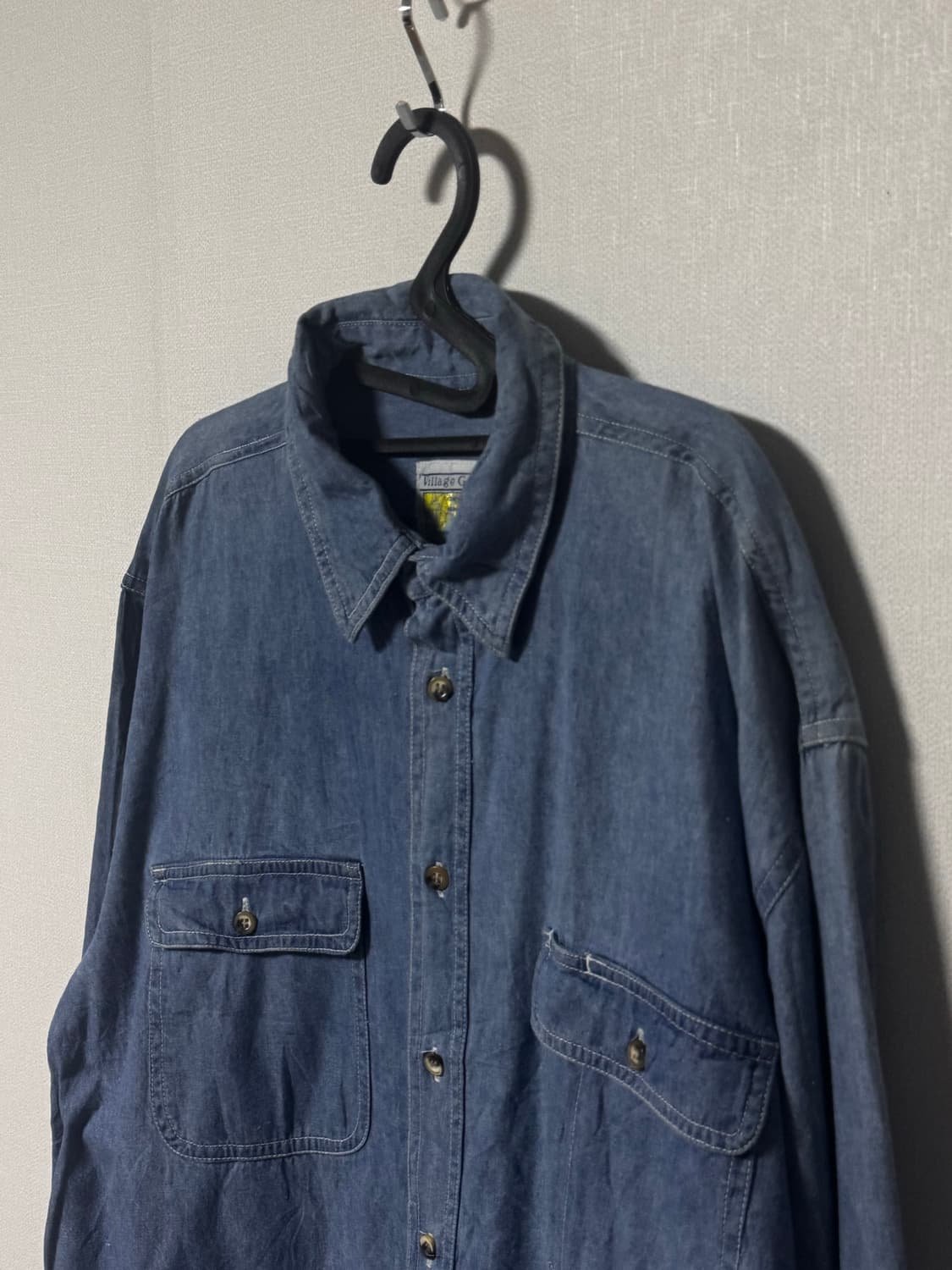 빌리지 게이트 빈티지 데님 셔츠 남방 상품이미지1