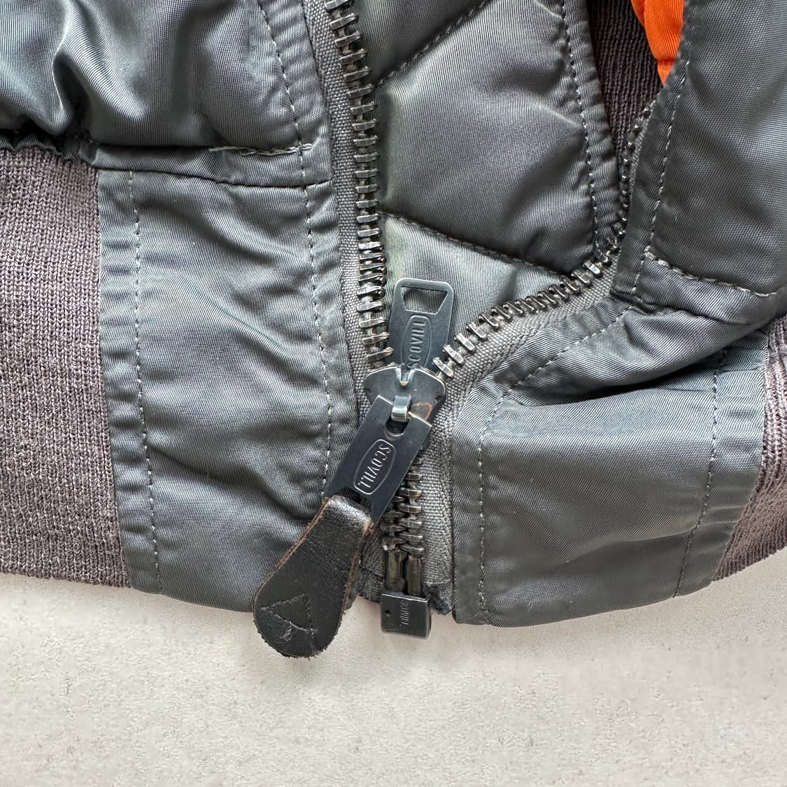 60s 오리지널 USAF 미공군 MA-1 D타입 항공점퍼 M 상품이미지7