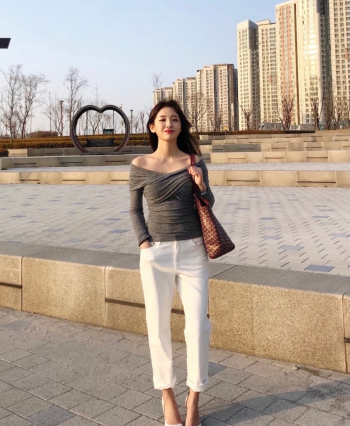 투웨이 오프숄더 티셔츠, 랩 티셔츠 상품이미지6