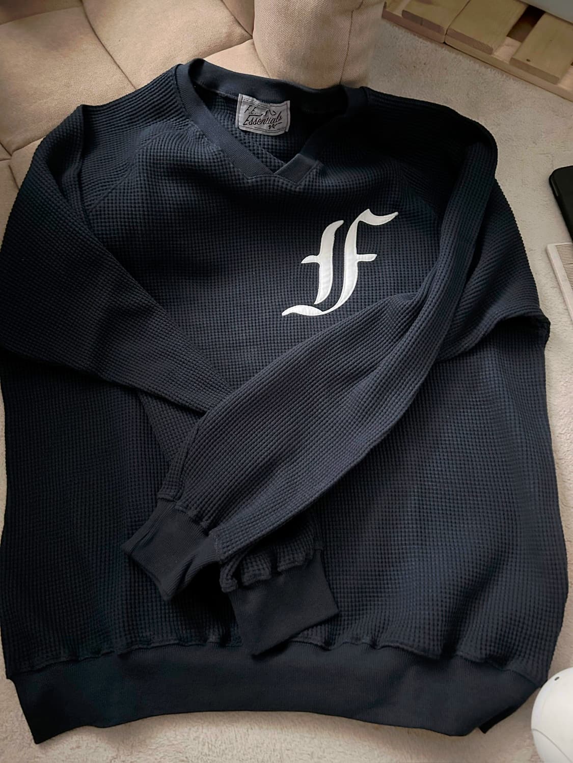 샵페어리 와플 박시 맨투맨 상품이미지2