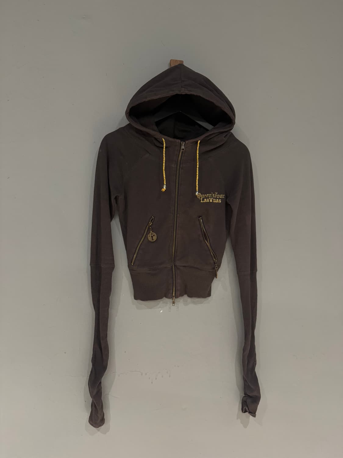 D.I.A back lettering 2-way hood zip-up 상품이미지5