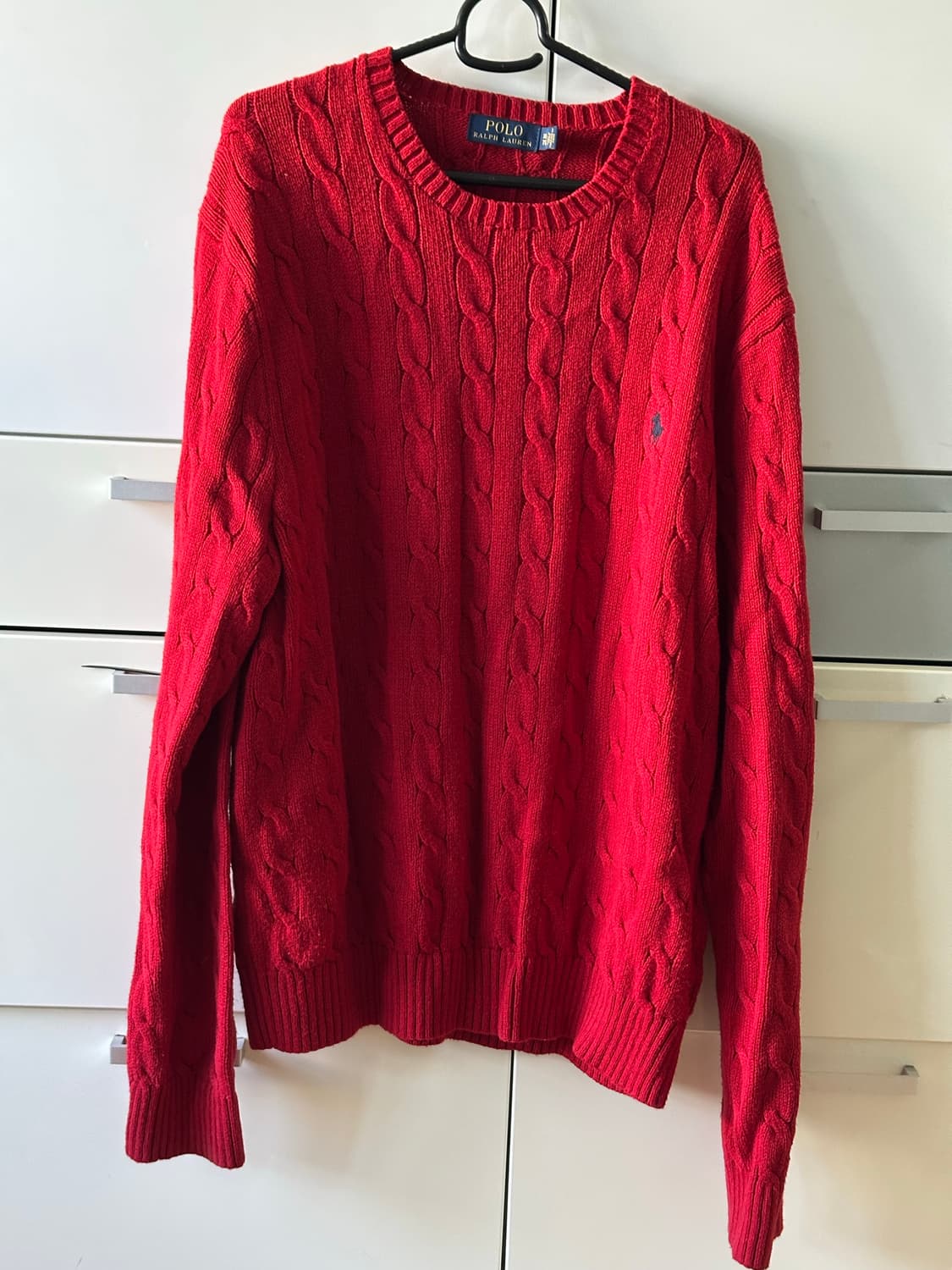 폴로랄프로렌 레드 니트 상품이미지1