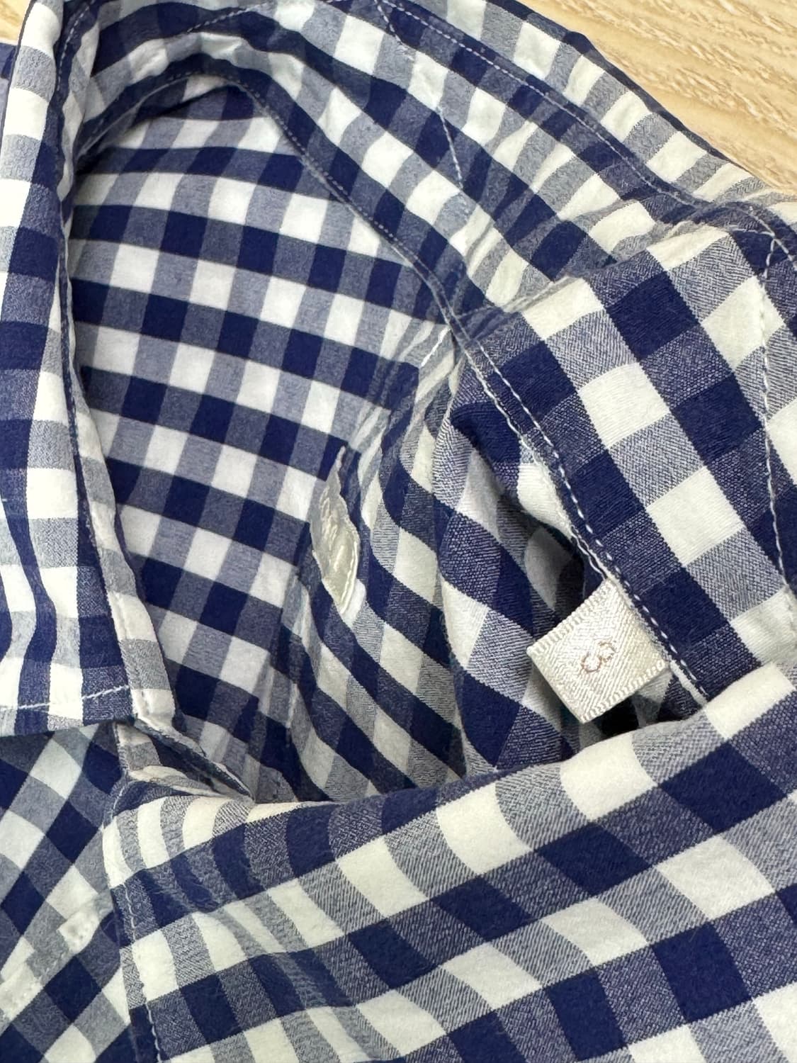 코모리 깅엄 체크 셔츠 3 상품이미지3