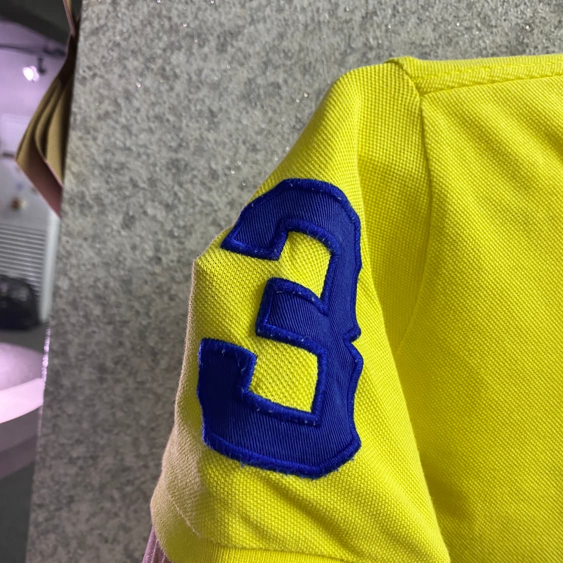 폴로랄프로렌 빅포니 옐로우 넘버3 카라넥티 B4611 상품이미지4