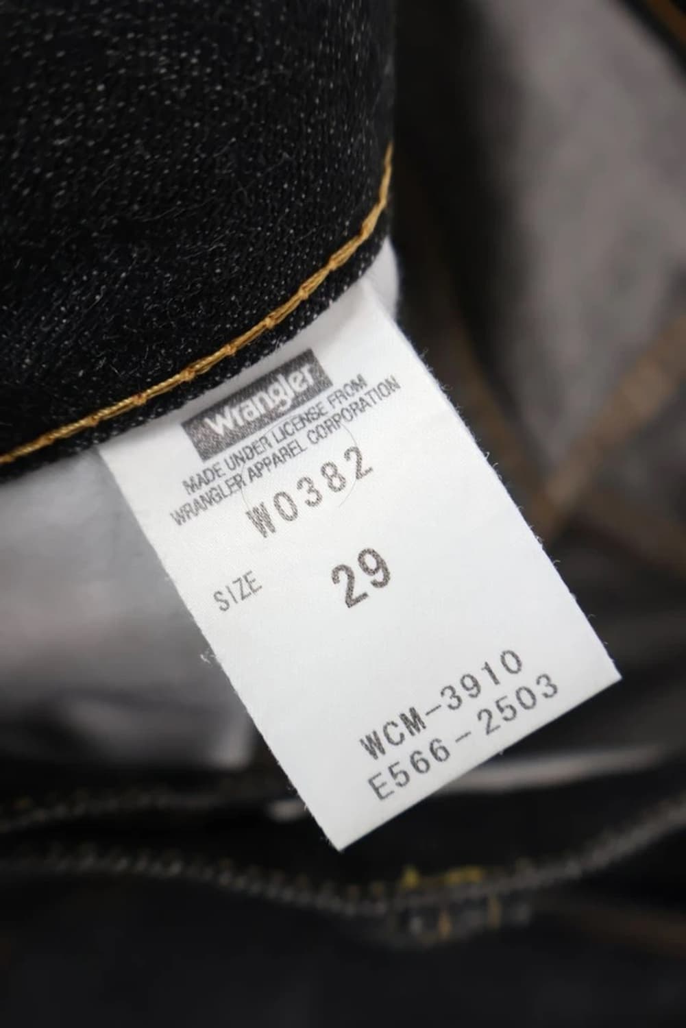 Wrangler Indigo Raw Denim Pants 상품이미지9