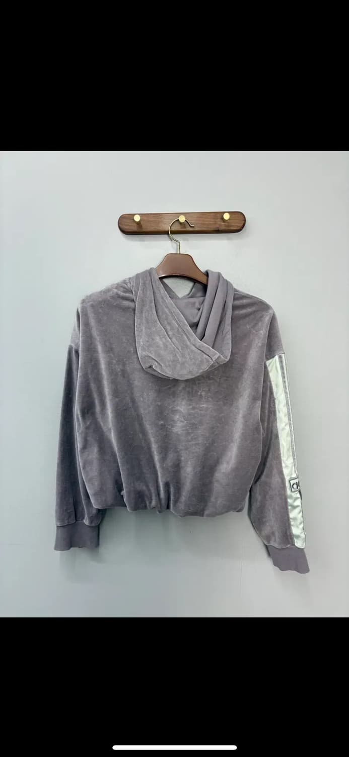 아디다스 아디브레이크 벨루어 퍼플그레이 후디 H1479 상품이미지6