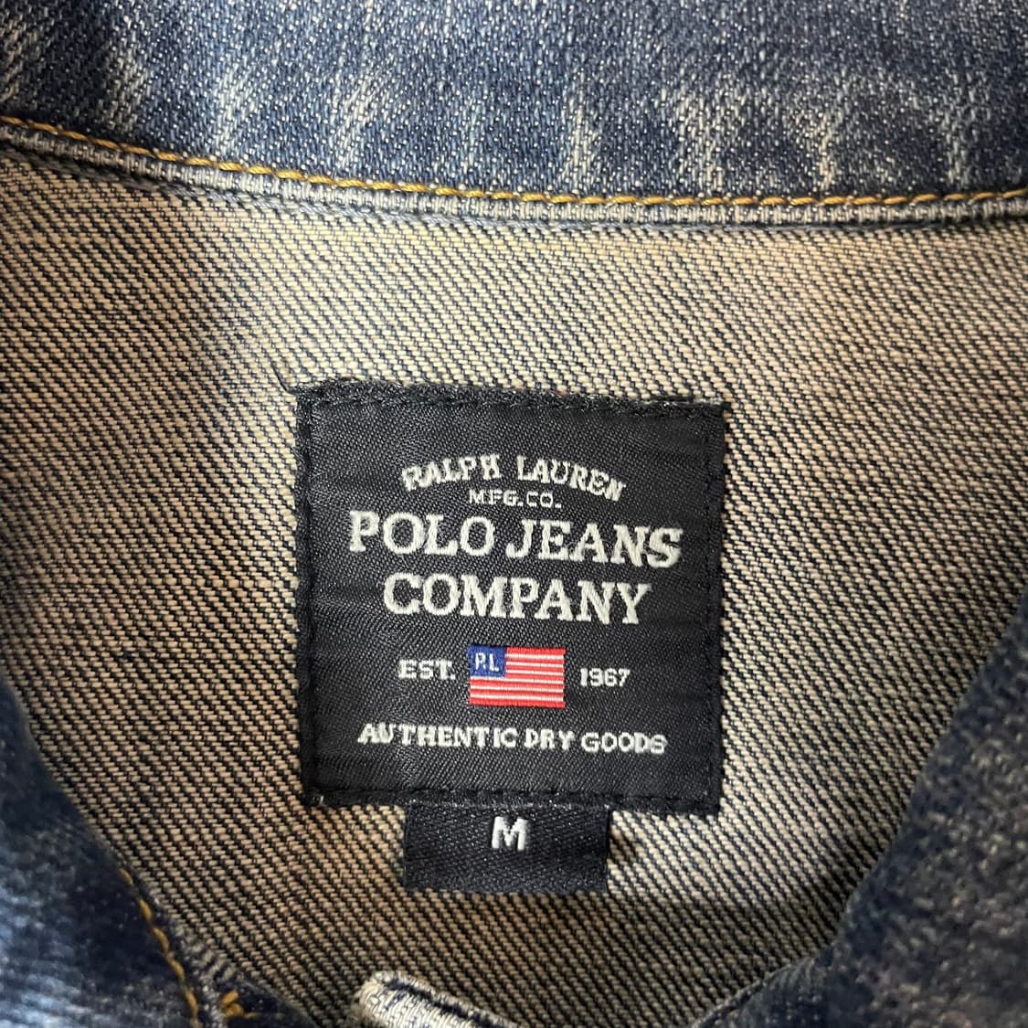 폴로진스컴퍼니 트러커 청자켓 M 상품이미지5