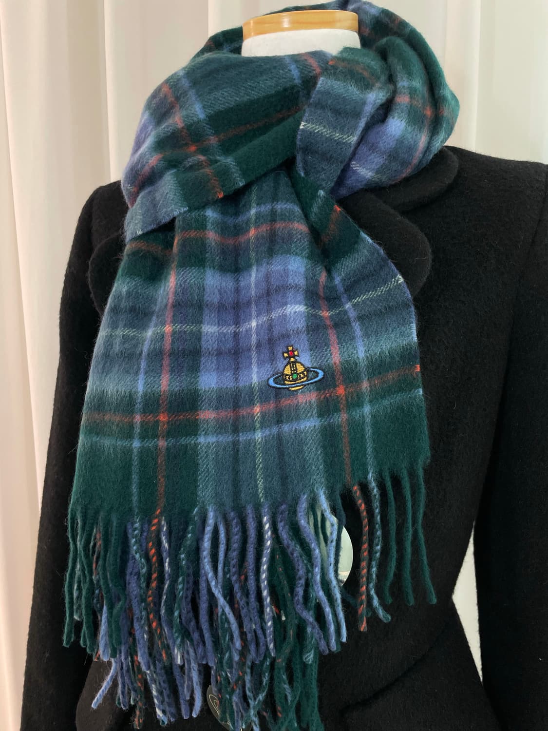 (새상품)비비안웨스트우드 캐시미어 머플러 상품이미지4