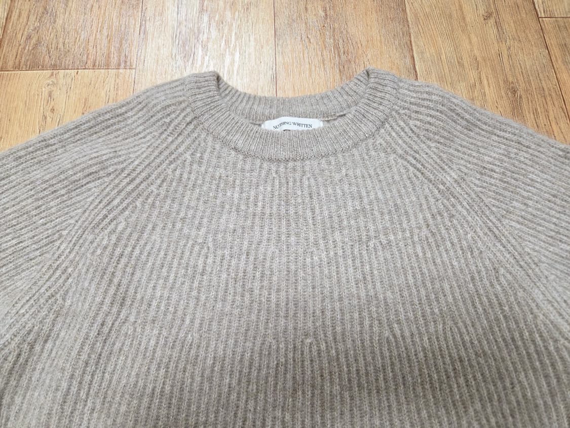 낫띵리튼(NOTHING WRITTEN) 베이비알파카 니트 프리사이즈 상품이미지5