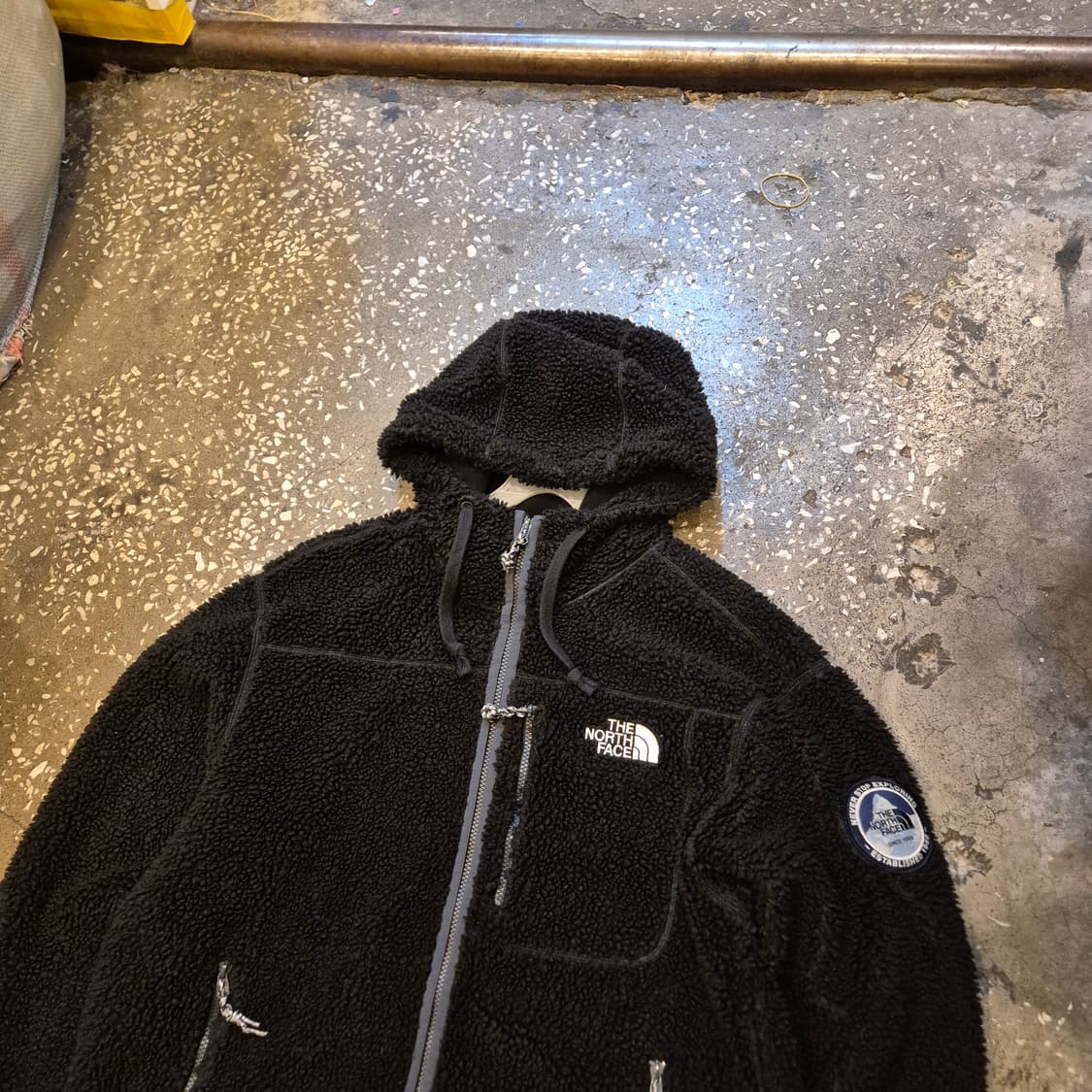 XL(착샷잇음) 노스페이스 블랙 후리스자켓  상품이미지8