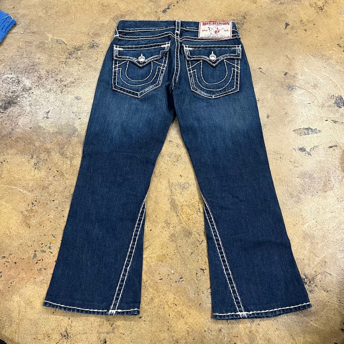 [정품/32] 트루릴리젼 스티치 데님 청바지 b18 상품이미지3