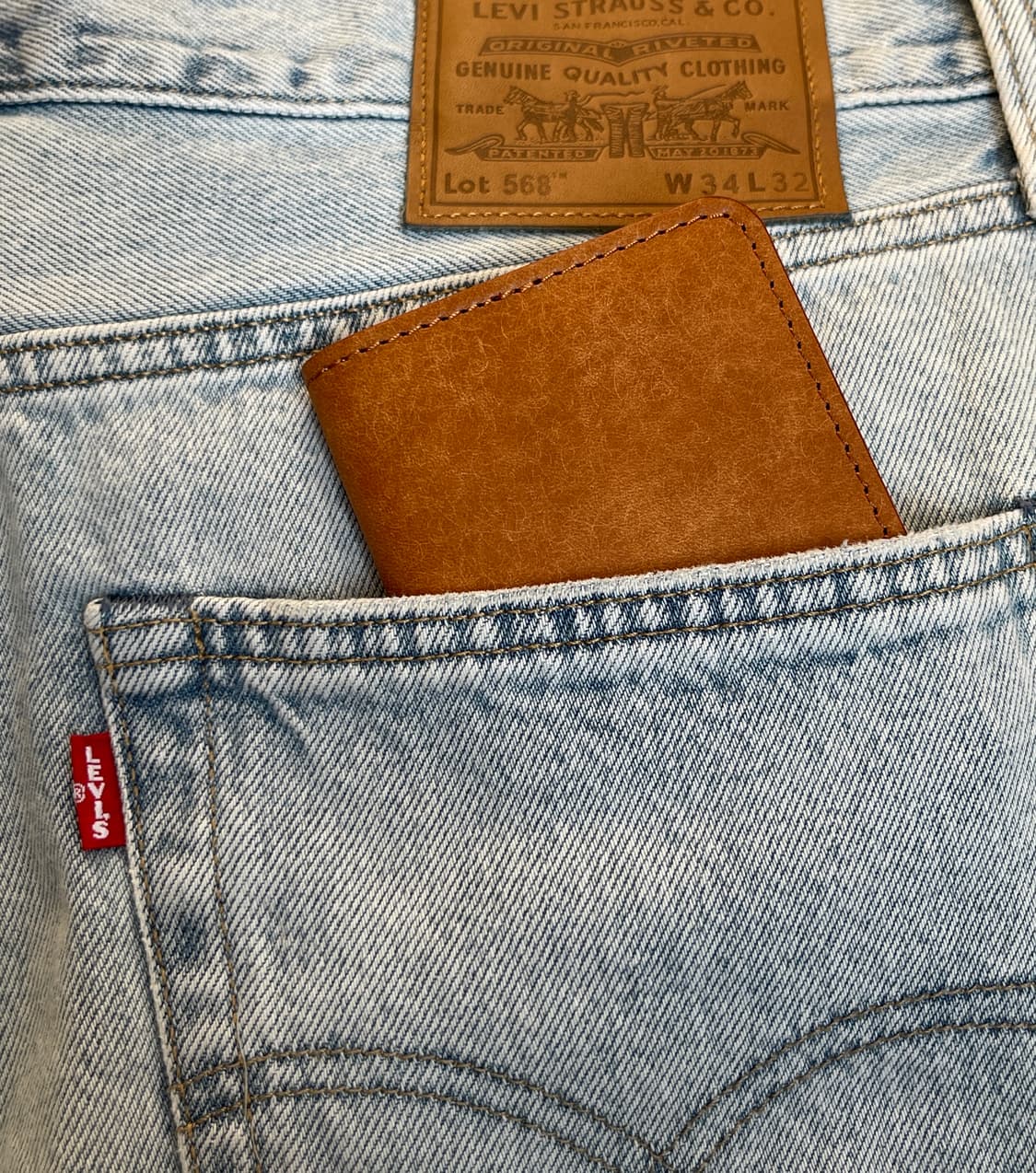 빈티지 풀그레인 카드지갑 상품이미지3