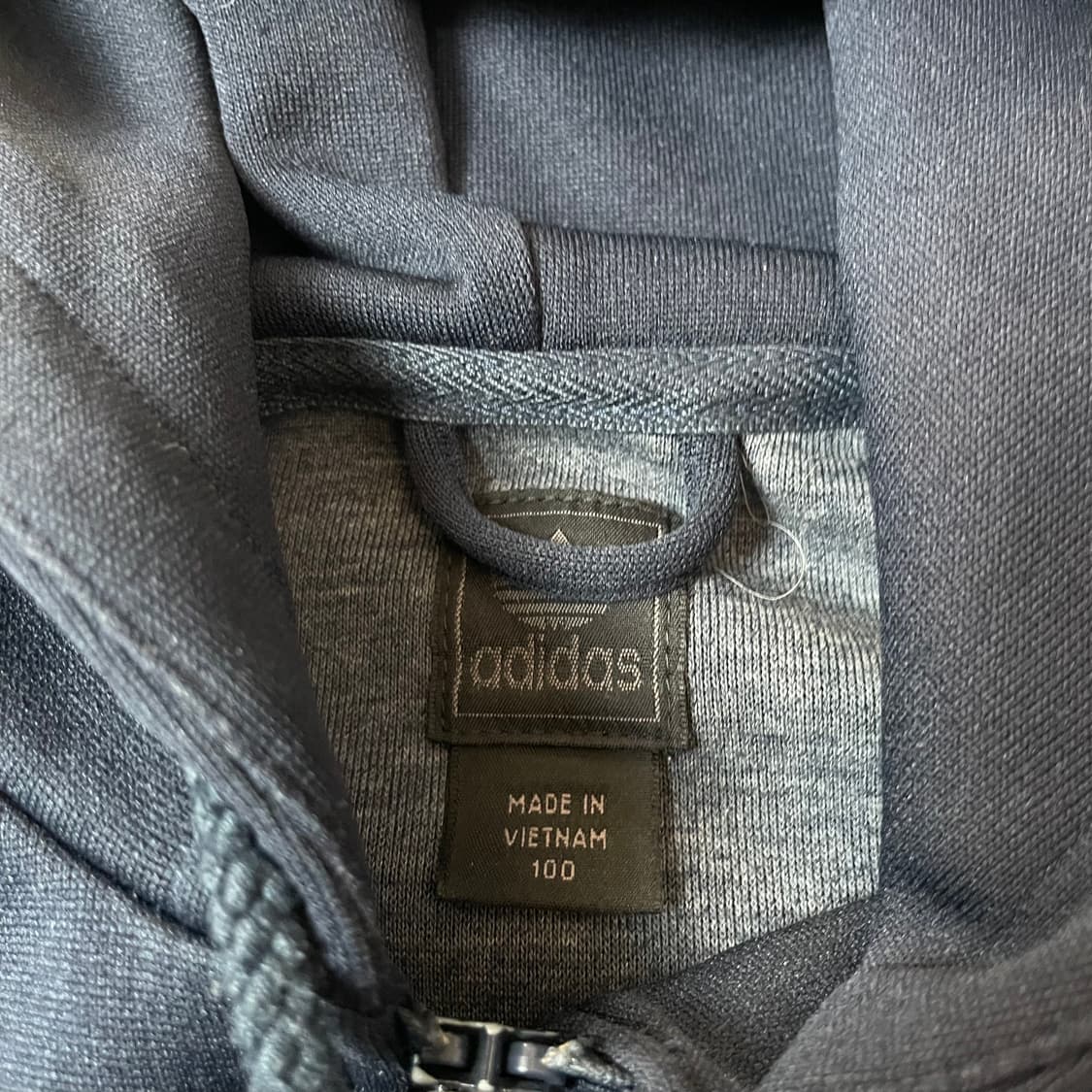 아디다스 네이비 구형 파이어버드 후드 트랙탑 져지 100 상품이미지5