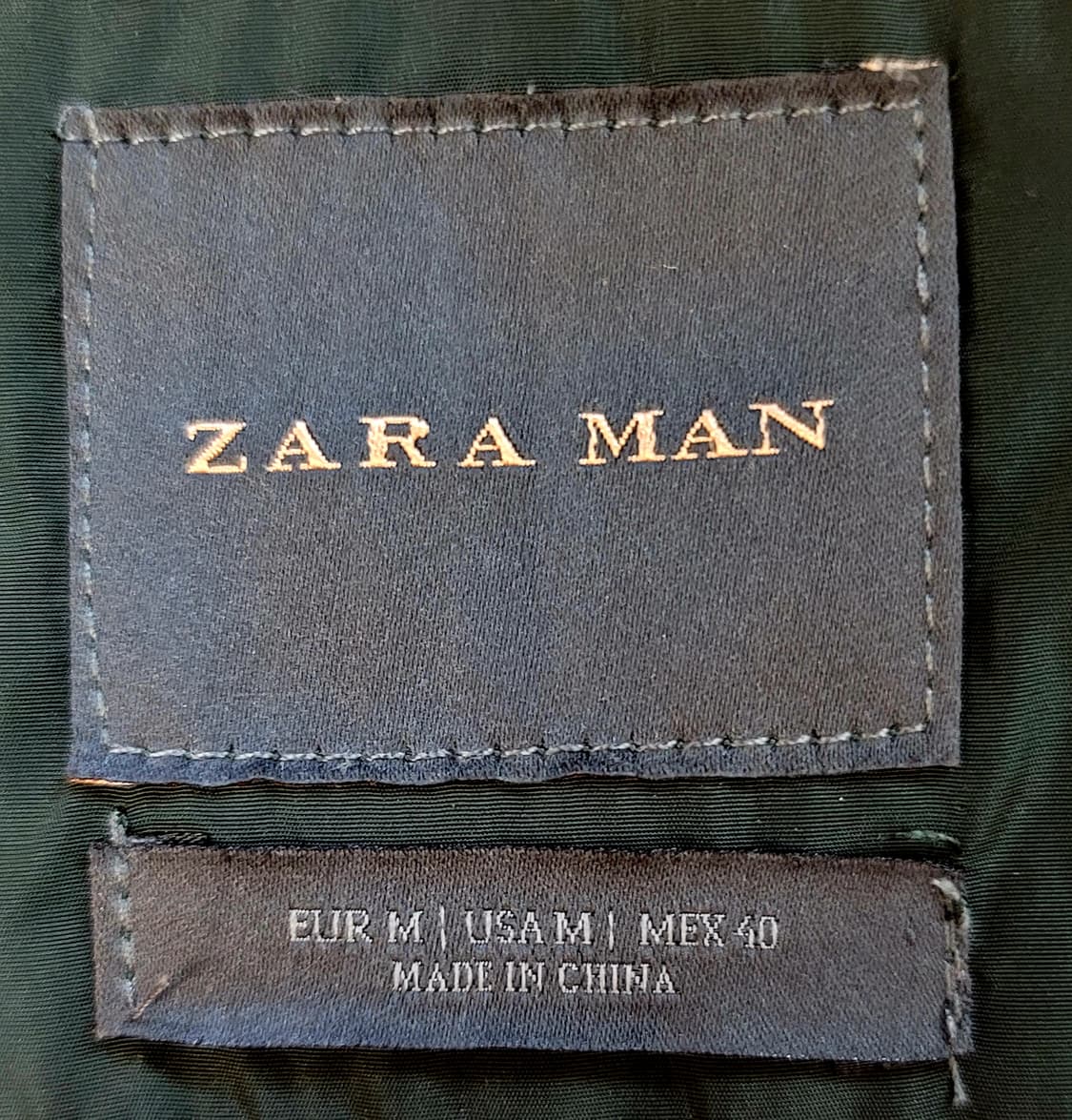 자라(ZARA MAN) MA-1 항공점퍼(블루종점퍼) 판매 상품이미지7