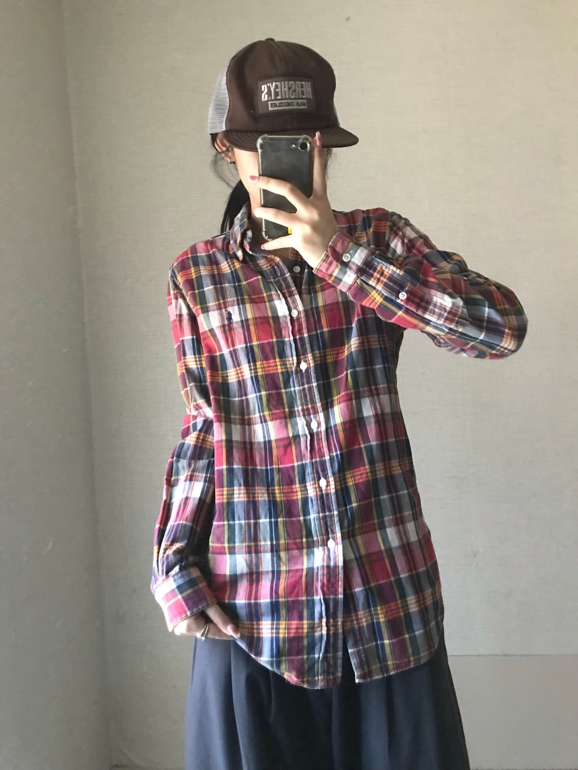 폴로 빈티지 체크셔츠 상품이미지5