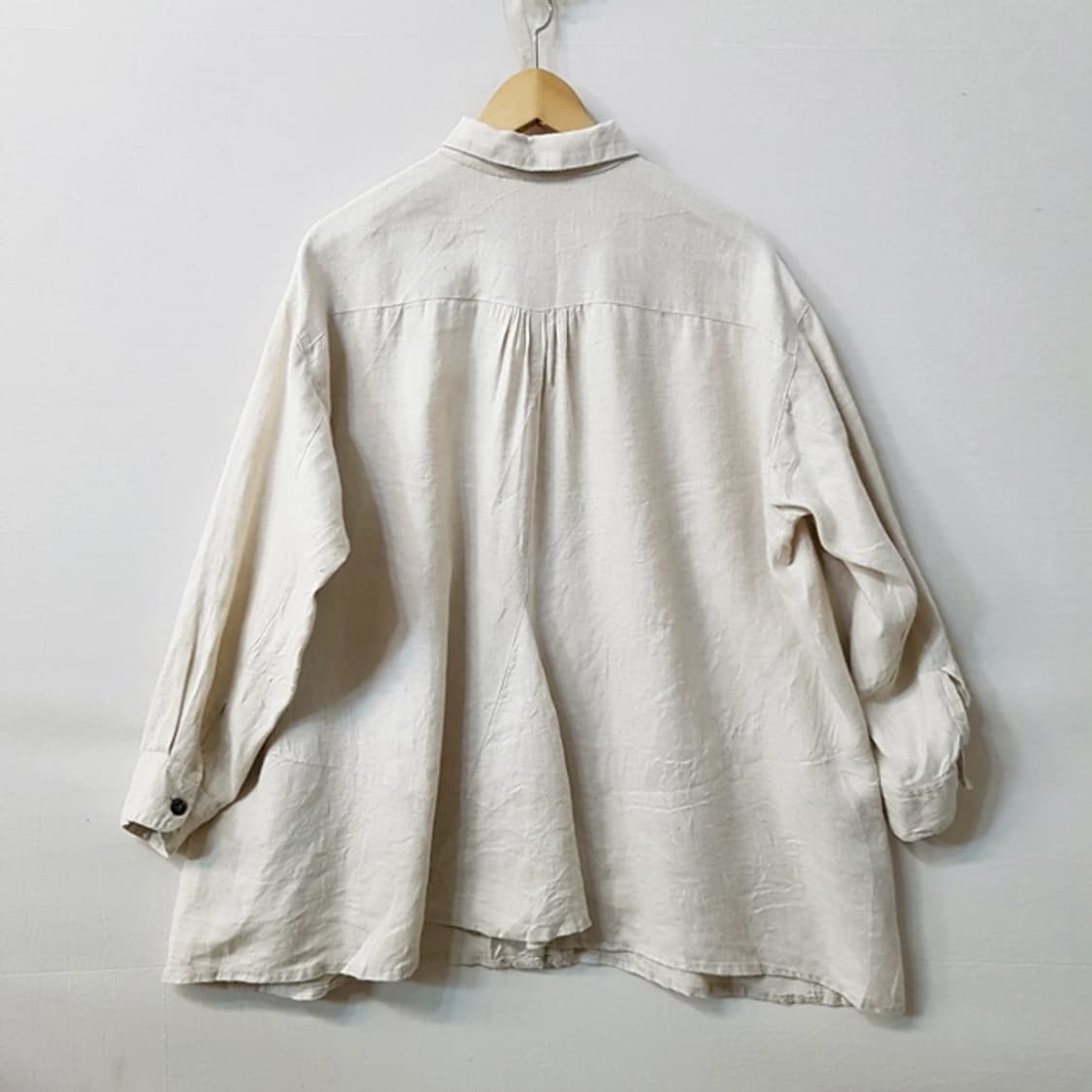 yesterday cross 린넨 100% 블라우스 상품이미지2