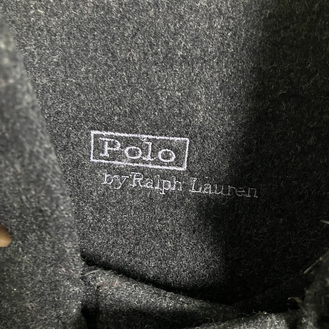 폴로 랄프로렌 차콜 울 후드 더플 코트  상품이미지3