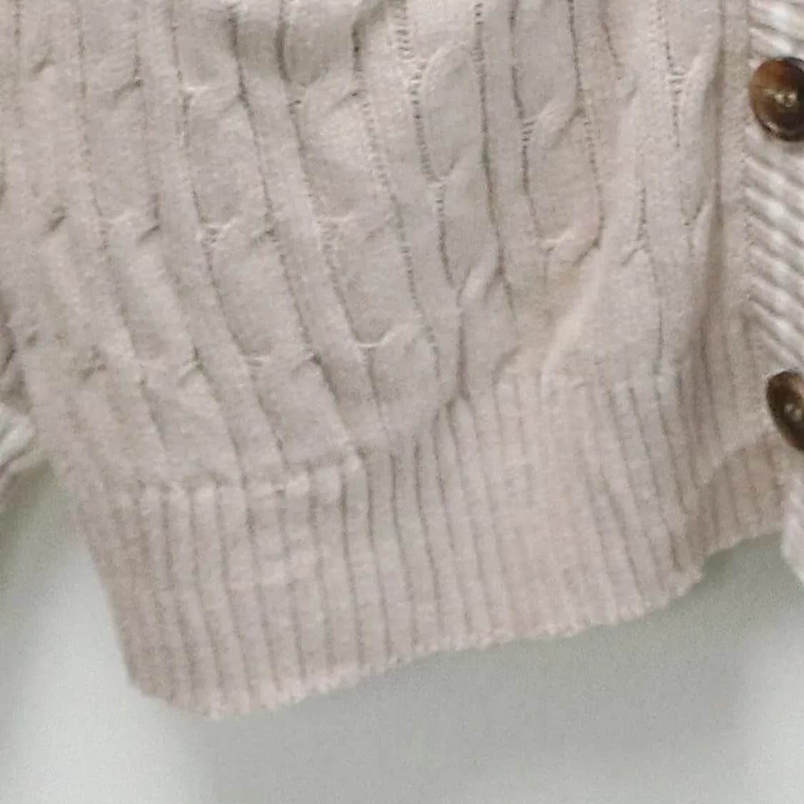 CHIP CLIP 프레피룩 딸기우유 꽈배기 가디건 61629 상품이미지6