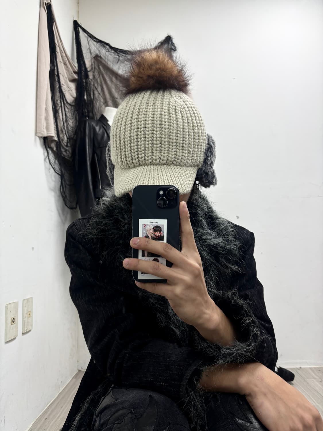 6 Ears Fur Detail Cap (여성 Free) 3.5 상품이미지5