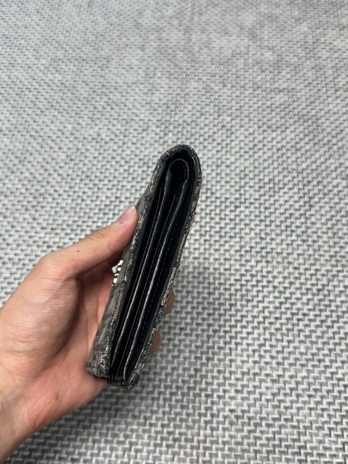 디올 오블리크 자카드 반지갑 상품이미지5