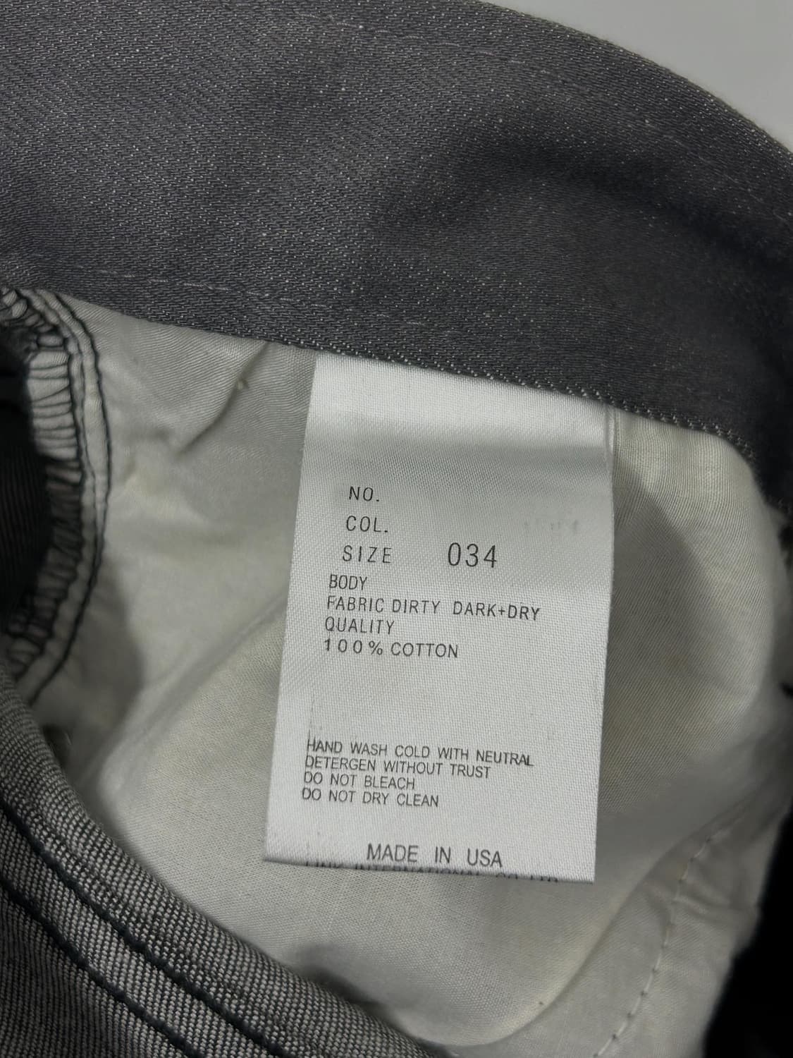 00s 헬무트랭 블랙 데님 팬츠 (made in usa) 상품이미지4