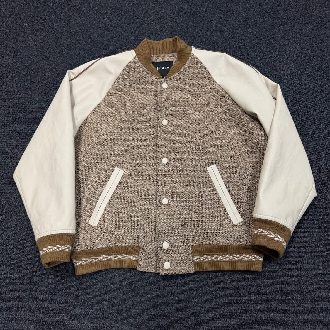 24년 시스템 MIXMATCHLAYER 바시티 자켓 상품이미지1