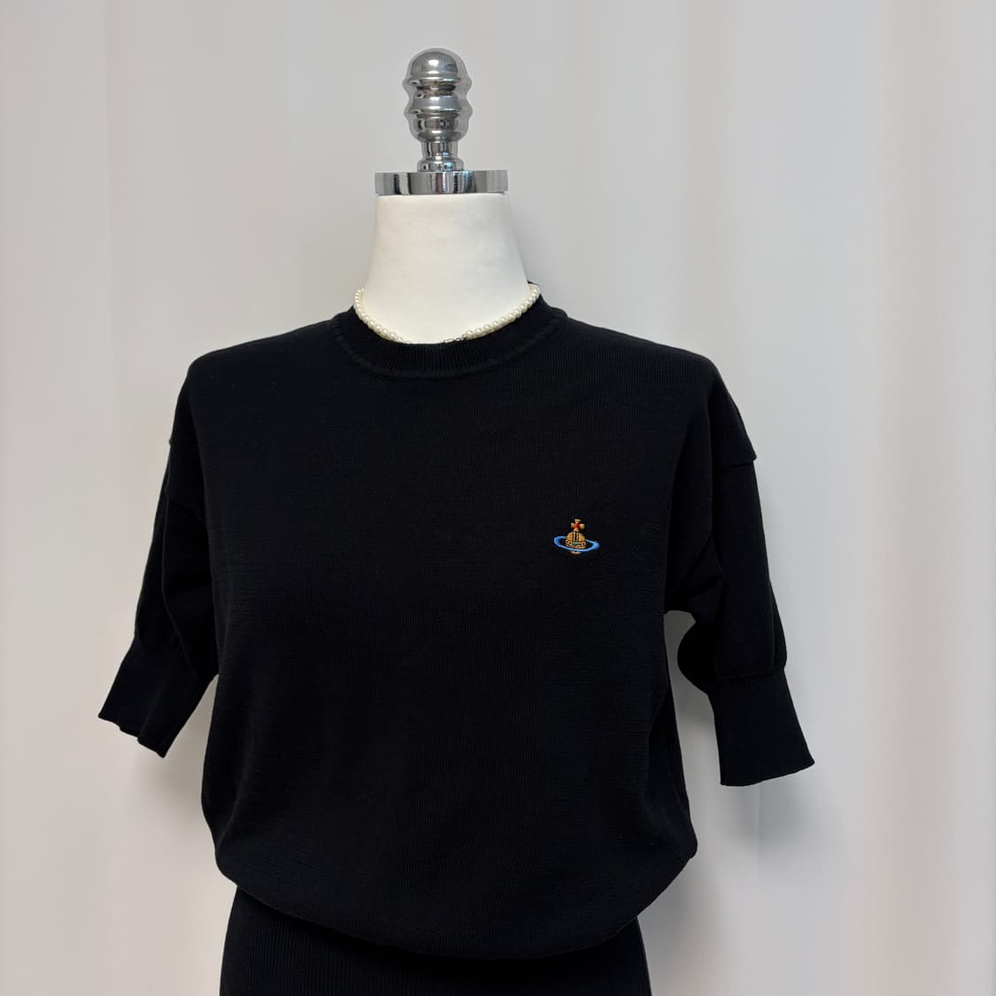 비비안웨스트우드 코튼 반팔 니트 상품이미지3