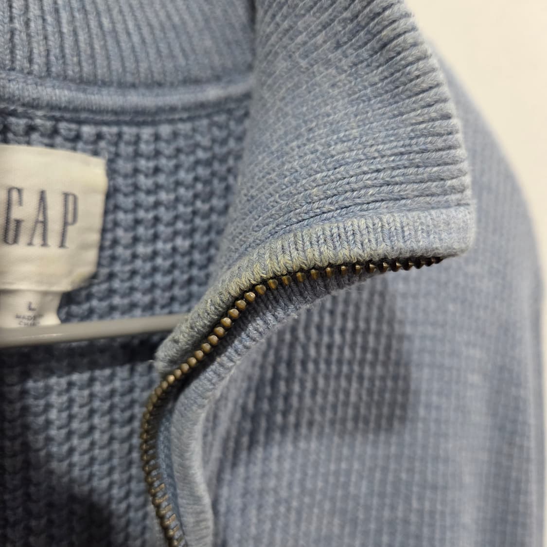 갭 풀오버 하프집업 니트 L  상품이미지7