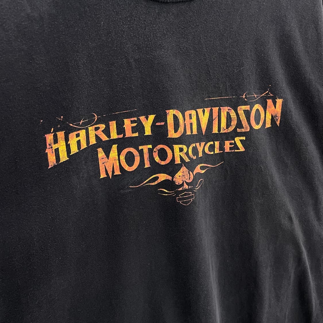 할리데이비슨 00s 페이딩 빈티지 그래픽 반팔 티셔츠 상품이미지4