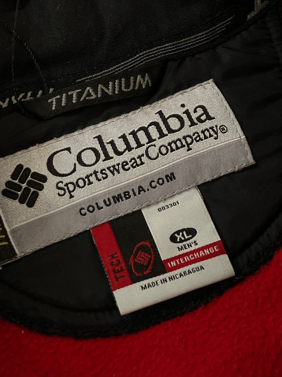 콜롬비아 플리스 레드 XL #csz2519 상품이미지4