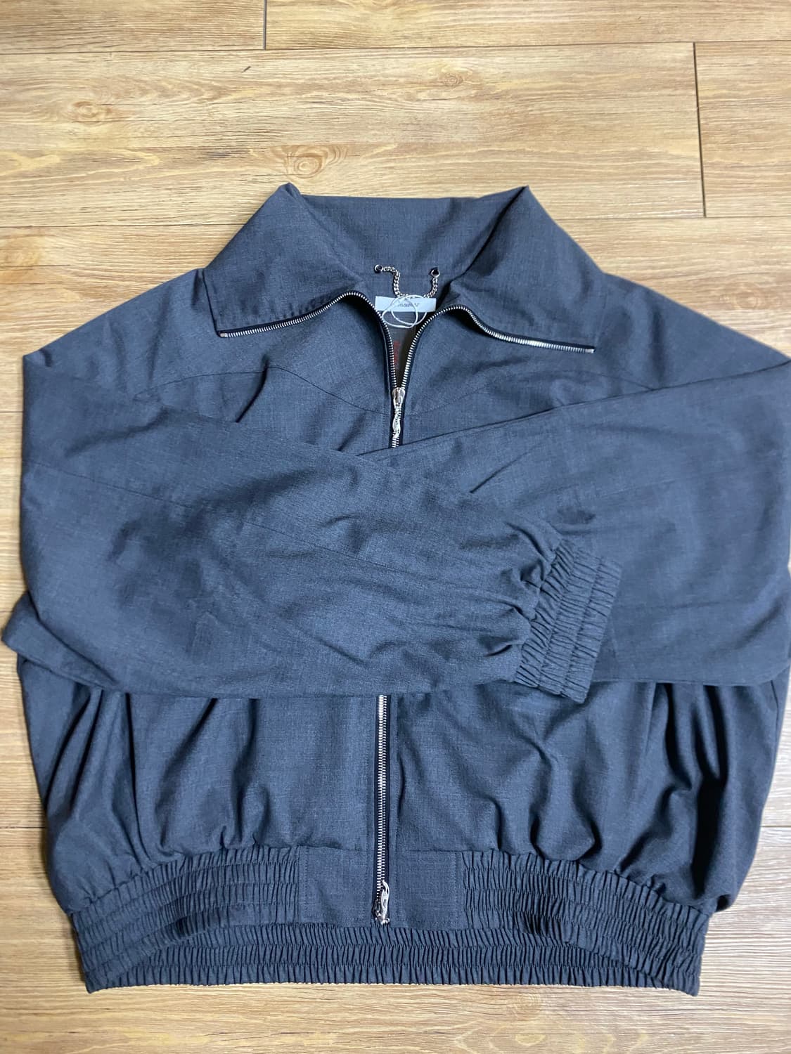 [XL] cmmawear 퍼넬넥 자켓 그레이 새상품 상품이미지2