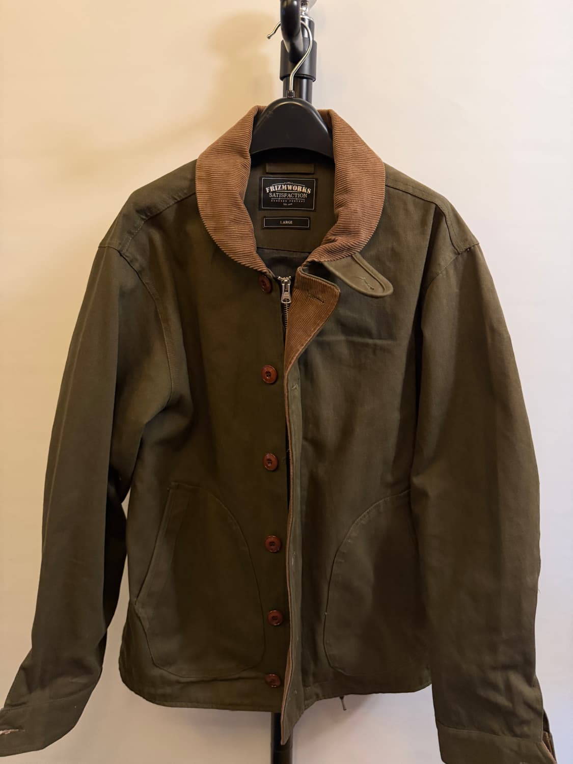 프리즘웍스 코듀로이 카라 워크자켓 상품이미지3