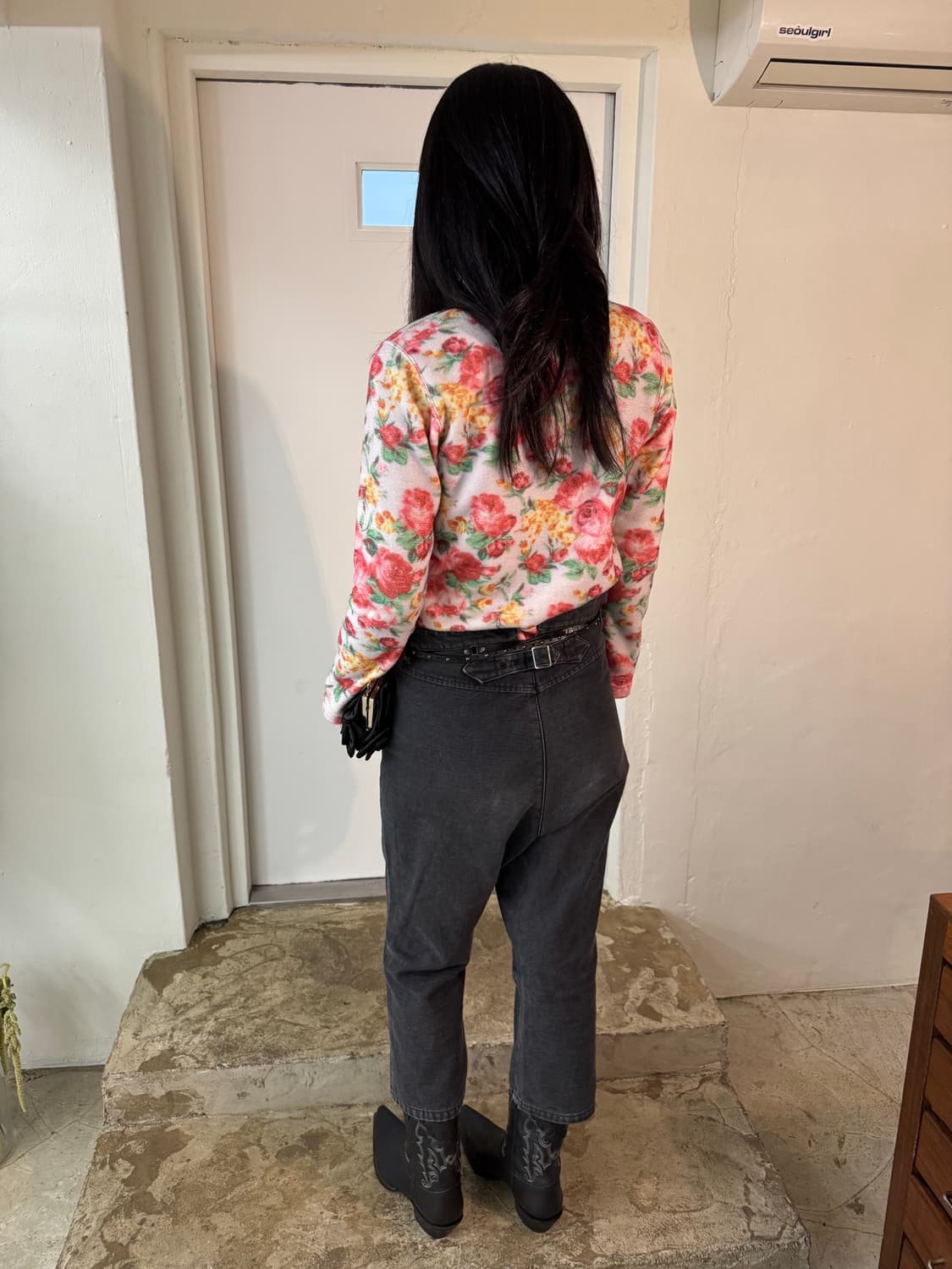 Comme des Garçons Floral Fleece Top/ Xs 상품이미지6