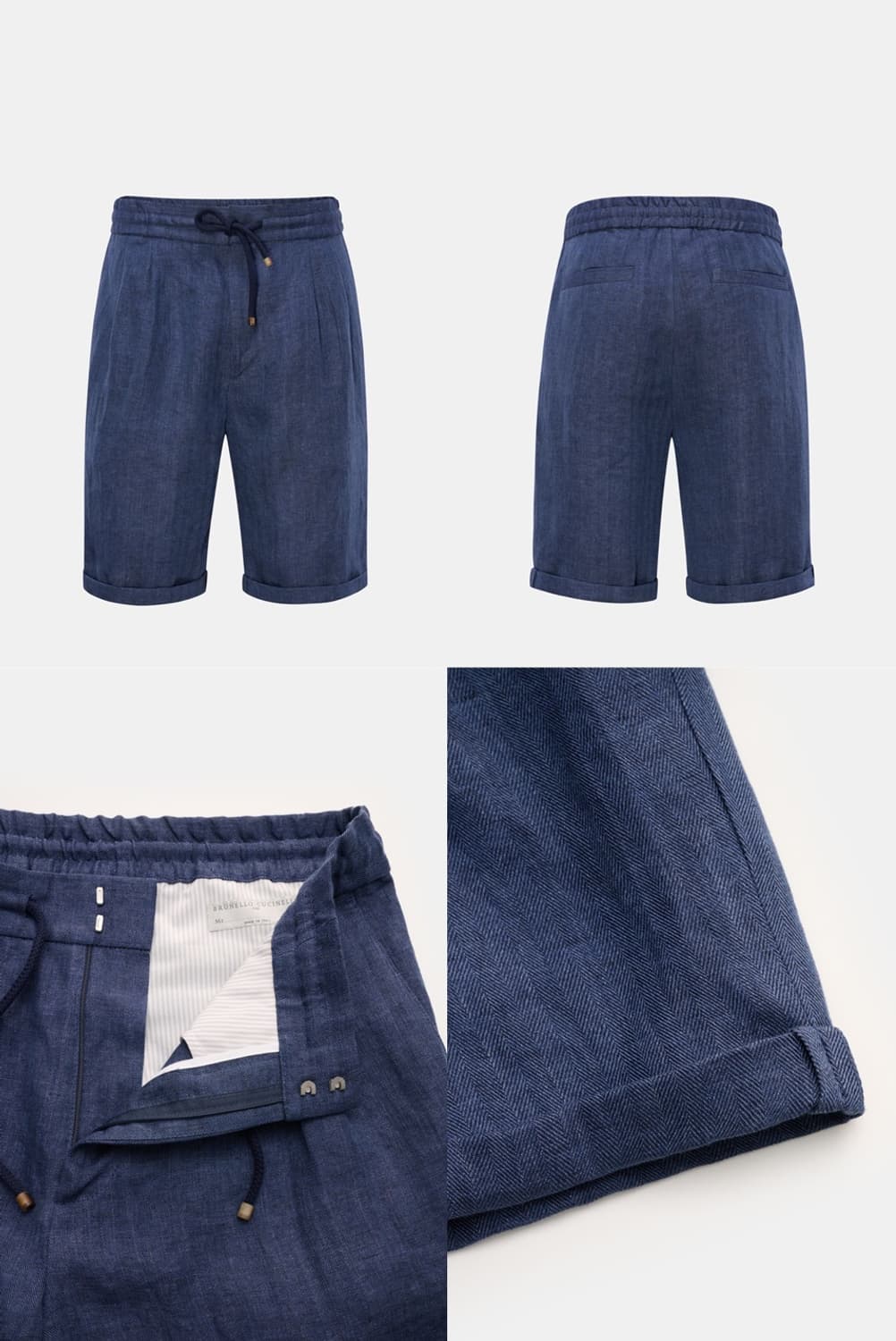 브루넬로 쿠치넬리 / 드로우스트링 버뮤다 반바지 / 50 (새상품) 상품이미지3